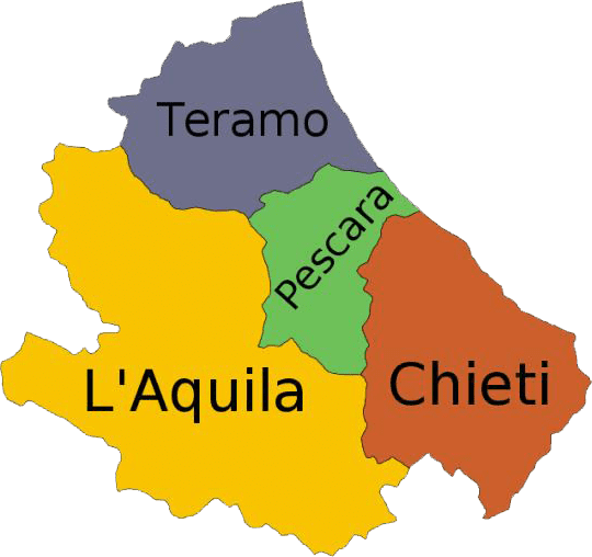 Pescara Chieti Teramo L'Aquila